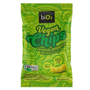 Chips Sabor Lemon Pepper Orgânico Vegano biO2 40g