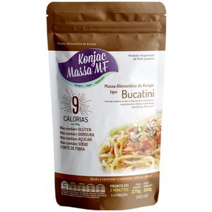 Macarrão Sem Glúten Tipo Bucatini Vegano Konjac 270g