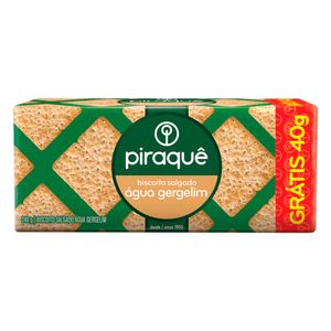 Biscoito Salgado Água e Gergelim Piraquê 240g