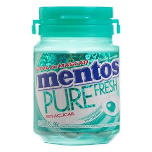 Goma de Mascar Pure Fresh Wintergreen Sem Açúcar Mentos 56g