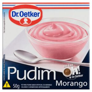 Mistura Para Pudim Sabor Morango Dr. Oetker 50g