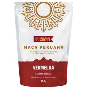 Maca Peruana Vermelha Mercado Andino 100g