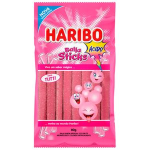 Bala Sticks Ácido Sabor Tutti Haribo 80g