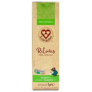 Café em Cápsulas Espresso Rituais Orgânico 3Corações 10un.