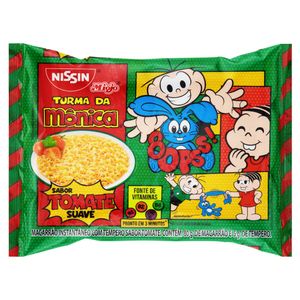 Macarrão Instantâneo Sabor Tomate Turma da Mônica Nissin 85g