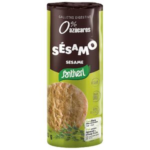 Biscoito Integral com Gergelim Sem Açúcar Santiveri 190g