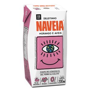 Bebida Naveia Deleitinho Sabor Morango e Aveia 200ml