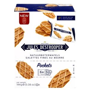 Biscoito Amanteigado Pockets Jules Destrooper 144g