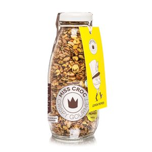 Crisp Sabor Lemon Pepper Gourmet Vegano Miss Croc 140g