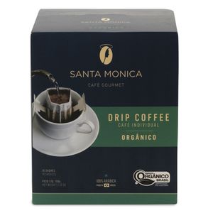 Café Individual Orgânico Drip Coffee Santa Monica 100g