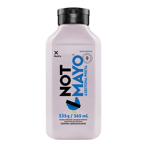 Maionese Not Mayo Azeitona Preta 335g