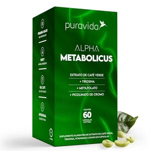 Suplemento Alimentar Alpha Metabolicus PuraVida 120g
