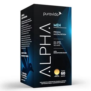 Suplemento Alimentar Alpha Men PuraVida 120g