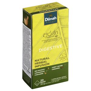 Chá Digestive Rooibos com Capim-limão e Canela Dilmah 20 Sachês