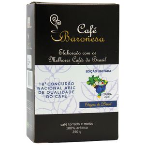Café Moído Gourmet Premium Origens do Brasil Baronesa 250g