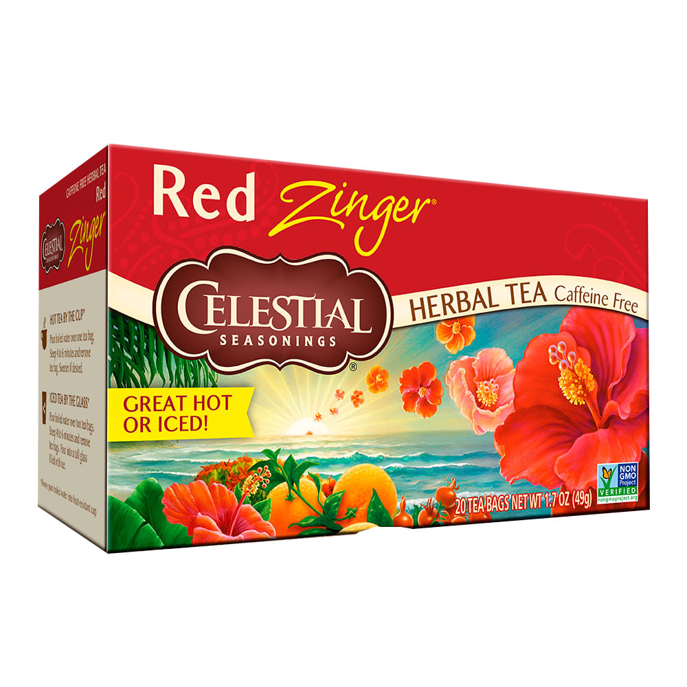 Chá Red Celestial Seasonings 20 Sachês 49g - Casa Santa Luzia