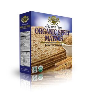 Pão Ázimo Matzá Orgânico Pessach Jerusalem Matzos 300g