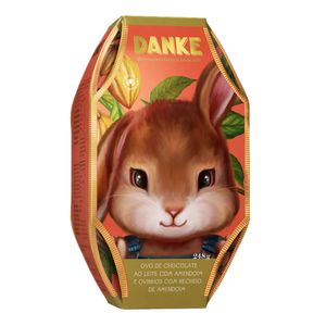 Ovo de Chocolate ao Leite com Amendoim Danke 248g