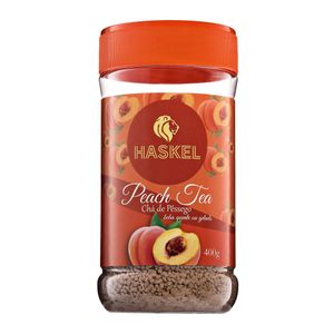 Chá instantâneo Sabor Pêssego Haskel 400g