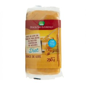 Doce de Leite Tablete Diet São Lourenço 250g