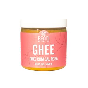 Manteiga Ghee com Sal Rosa Benni 450g