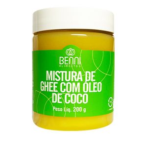 Mistura de Manteiga Ghee com Óleo de Coco Benni 200g