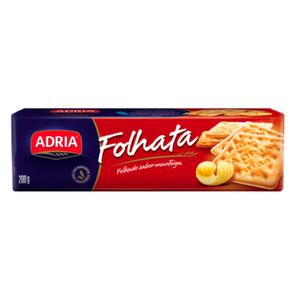 Biscoito Cream Cracker Folhata Adria 200g