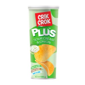 Batata Plus Sour Cream & Onion Crik Crok 100g