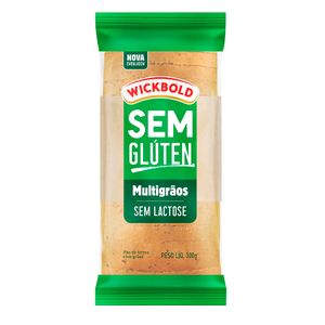 Pão de Forma Multigrãos Sem Lactose Wickbold 300g