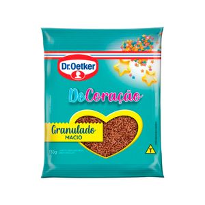 Confeito Granulado Macio Sabor Chocolate Dr. Oetker 130g