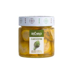 Alcachofra Natural Inteira em Azeite de Oliva DeCarlo 200g