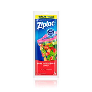 Sacos Herméticos Grande Ziploc 10 Unidades