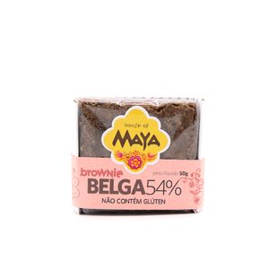 Brownie Belga 54% Cacau Sem Glúten House of Maya 50g