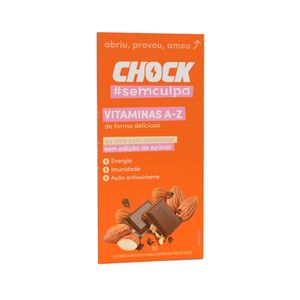 Chocolate ao Leite com Amêndoa Vitaminas A-Z Chock 75g