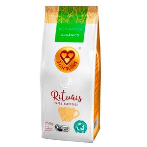 Café Moído Rituais Orgânico 3Corações 250g