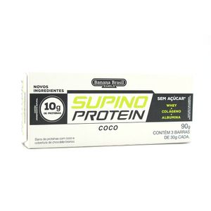 Barra Supino Protein Coco Banana Brasil 90g