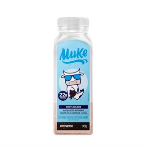 Whey Isolado Sabor Brownie Muke Garrafinha +Mu 33g