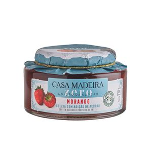 Geleia de Morango Sem Açúcar Casa Madeira 220g