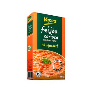 Feijão Carioca Cozido no Vapor Vapza 500g