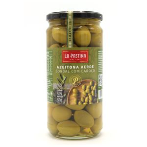 Azeitona Verde Gordal com Caroço La Pastina 700g