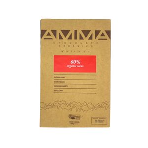 Chocolate Orgânico 60% Cacau Amma 500g