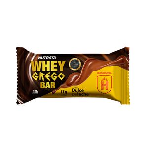Whey Grego Bar Sabor Dulce De Leche Havanna Nutrata 40g