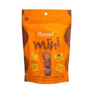Mini Bombom Crocante com Caramelo Sem Açúcar Flormel 54g