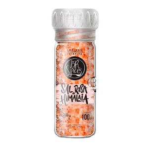Sal Rosa do Himalaia com Moedor BR Spices 100g