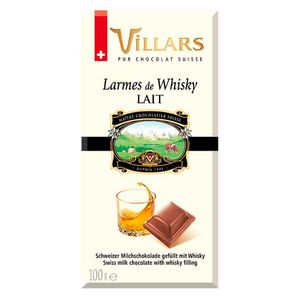 Chocolate Larmes de Whisky Lait Villars 100g