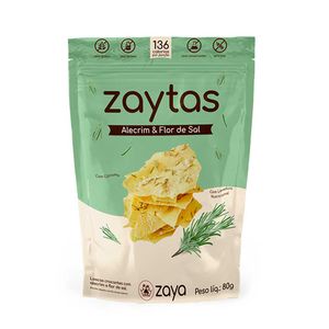 Lascas Zaytas com Alecrim e Flor de Sal Zaya 80g