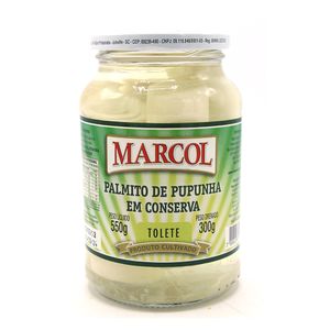 Palmito de Pupunha em Conserva Tolete Marcol 550g