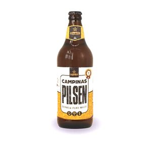 Cerveja Campinas Pilsen Puro Malte Cervejaria Campinas 600ml