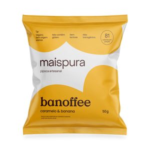 Pipoca Artesanal Sabor Banoffee Mais Pura 50g