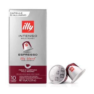 Café Intenso Torrado e Moído Cápsulas Illy 10 Unidades